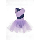 Paidiko Kormaki Rhythmikis Gymnastikis Me Fousta Refresh Purple Rain Leotard Lycra Lilac Purple Tulle Lilac MelizDanceShop
