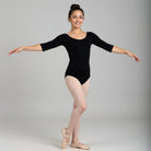 Paidiko Kormaki Xorou 3/4 Maniki GradBallet Trouakar Sleeve Black MelizDanceShop