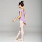 Paidiko Kormaki Xorou Konto Maniki GradBallet Short Sleeve Lavender Back MelizDanceShop