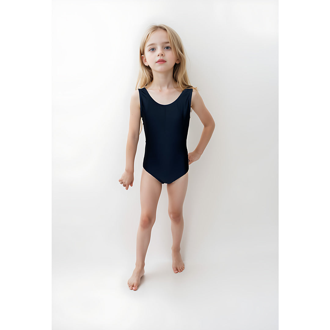 Paidiko Kormaki Xorou Likra Fardia Tiranta GoDance Tank Lycra Black MelizDanceShop