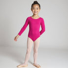 Paidiko Kormaki Xorou Makri Maniki Adagio Long Sleeve Leotard Fuchsia MelizDanceShop