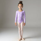 Paidiko Kormaki Xorou Makri Maniki Adagio Long Sleeve Leotard Lilac MelizDanceShop