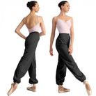 Panteloni Xorou Prothermansis Grishko Bliss-1 0405 Warmer Dance Pants Sauna Effect Black 2 MelizDanceShop