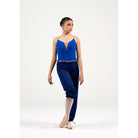 Panteloni Xorou Prothermansis Grishko Bliss-1 0405 Warmer Dance Pants Sauna Effect Blue MelizDanceShop