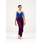 Panteloni Xorou Prothermansis Grishko Bliss-1 0405 Warmer Dance Pants Sauna Effect Bordeaux MelizDanceShop