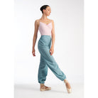 Panteloni Xorou Prothermansis Grishko Bliss-1 0405 Warmer Dance Pants Sauna Effect Ice Blue MelizDanceShop