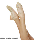 Papoutsia Rythmikis Gymnastikis Pastorelli Microfiber Half Shoes 2 MelizDanceShop