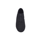 Papoutsia Xorou Andrika Ballroom Xeiropoihta RayRose 355 Alex Split Sole Black Nappa Suede Front MelizDanceShop