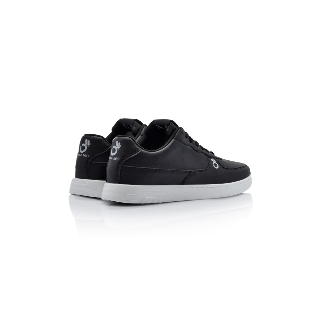 Papoutsia Xorou Athlitika Panamio Low Black Mix Pair Back MelizDanceShop