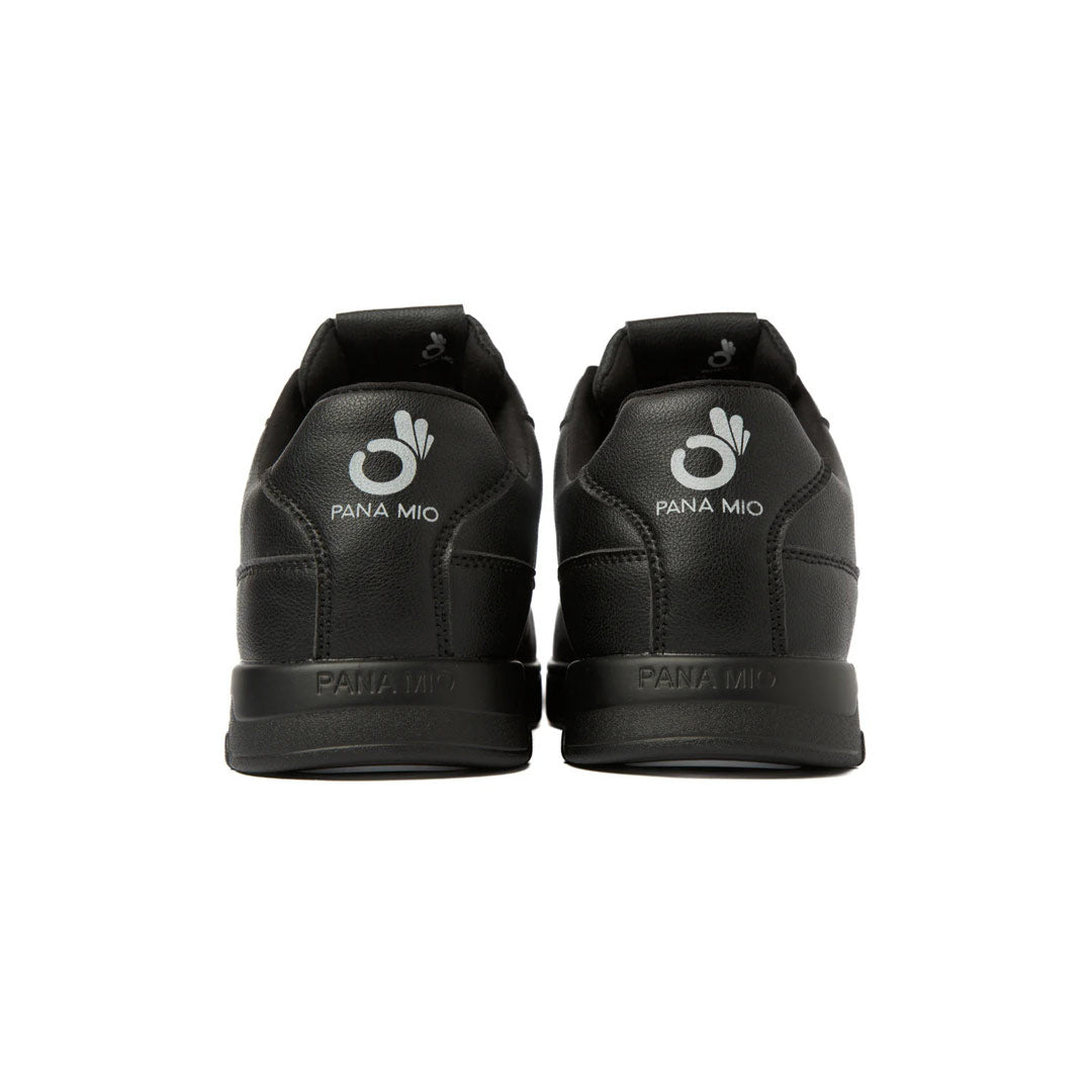 Papoutsia Xorou Athlitika Panamio Low Street Sole Black Pair Back MelizDanceShop