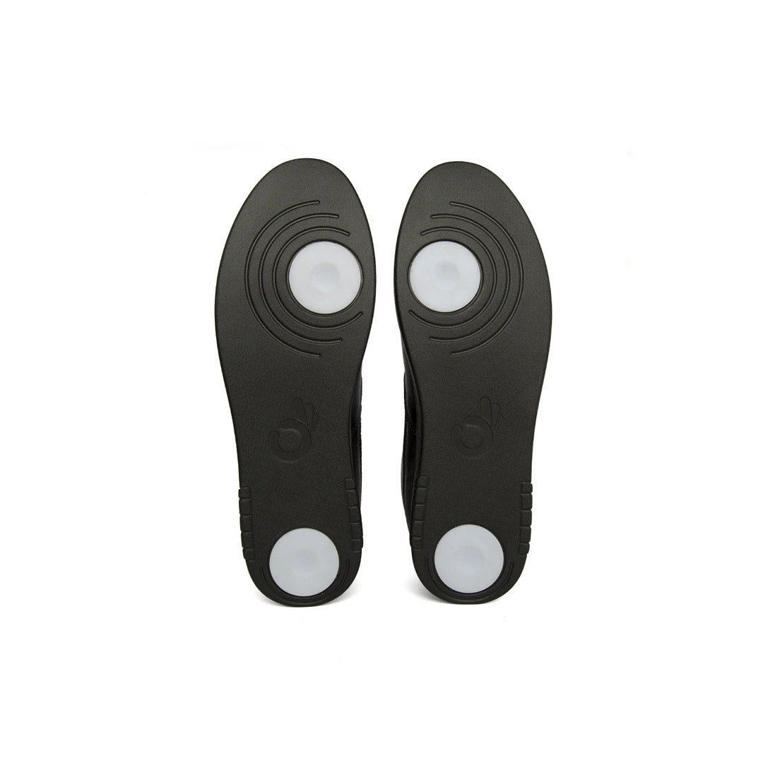 Papoutsia Xorou Athlitika Panamio Low Street Sole Black Pair Sole 2 MelizDanceShop