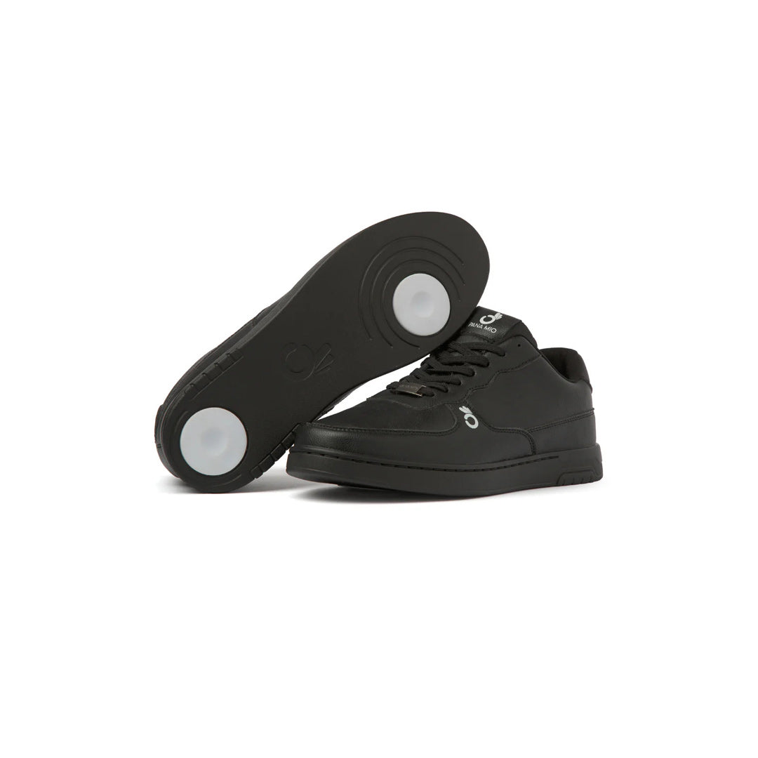 Papoutsia Xorou Athlitika Panamio Low Street Sole Black Pair Sole MelizDanceShop