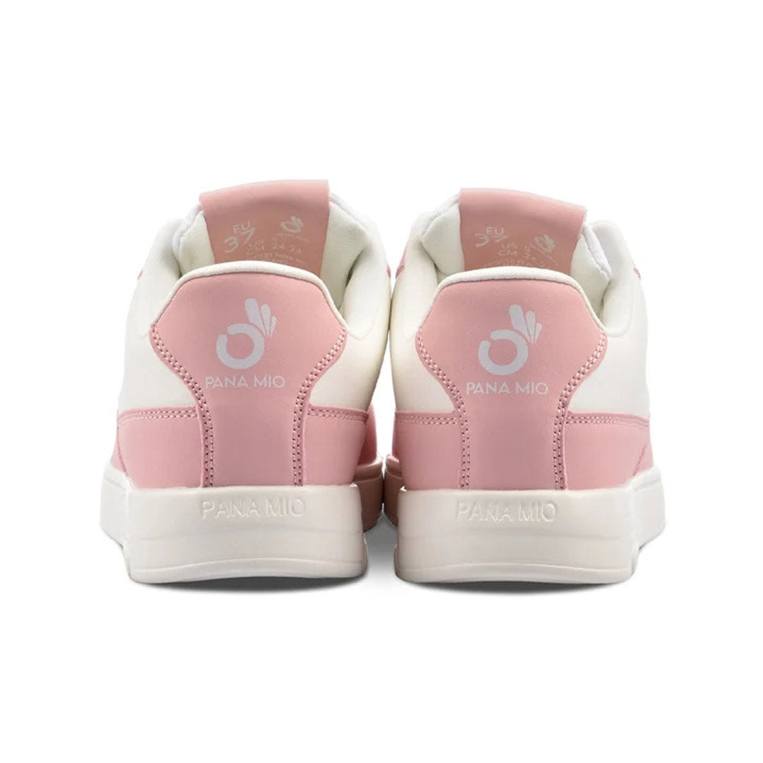 Papoutsia Xorou Athlitika Pana Mio Low Top Pink Street Sole Pair Back MelizDanceShop