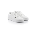 Papoutsia Xorou Athlitika Panamio Low Top White Pair Front MelizDanceShop