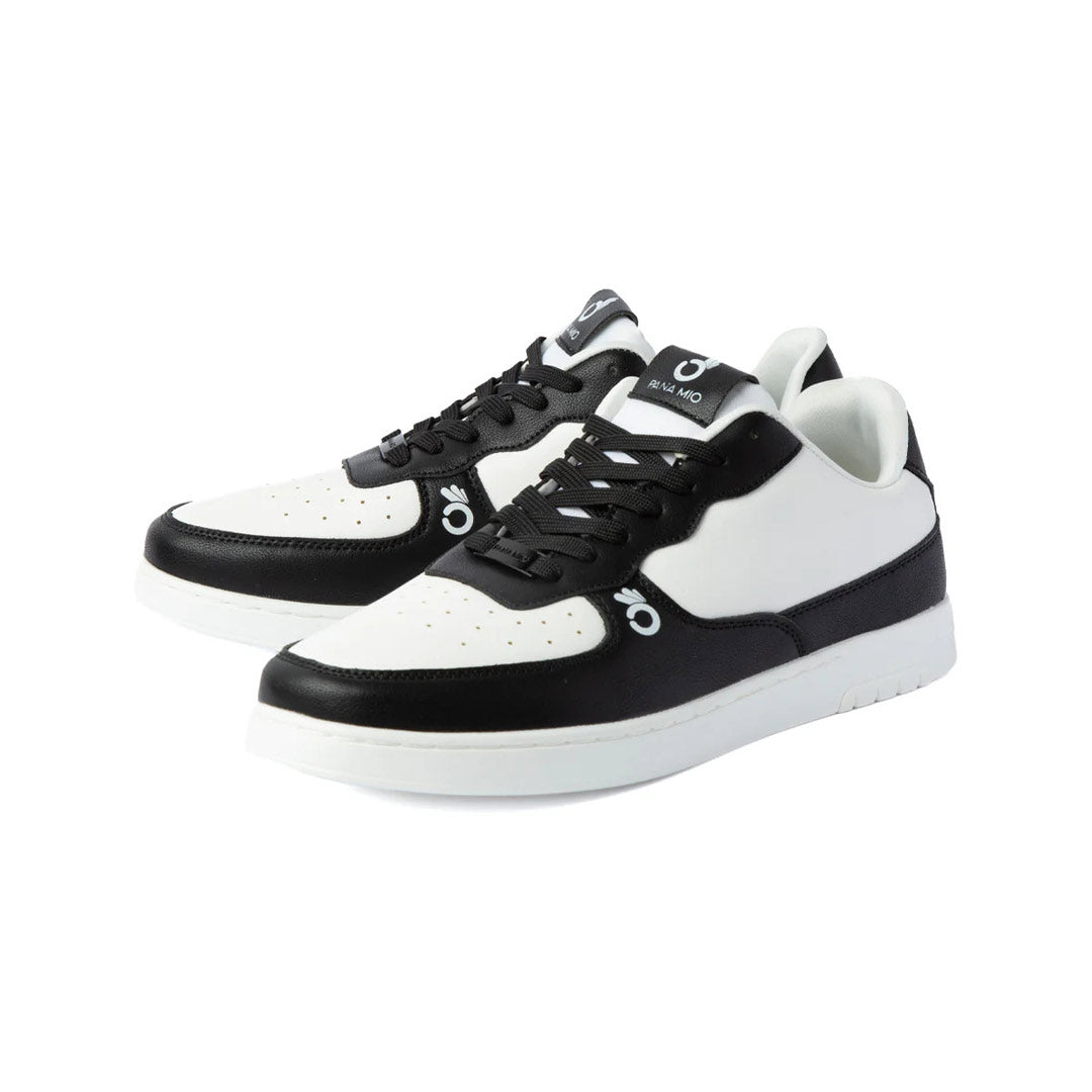 Papoutsia Xorou Athlitika Pana Mio Panta Low Top Street Sole Black and White Pair MelizDanceShop