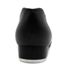 Papoutsia Xorou Klaketes Capezio 443 Tic Tap Toe Tap Shoes Leather Black Back MelizDanceShop