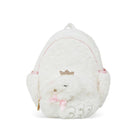 Sakidio Platis Tsanta Mpaletou Paidiki Capezio B250 Swan Plush Backpack White Front MelizDanceShop