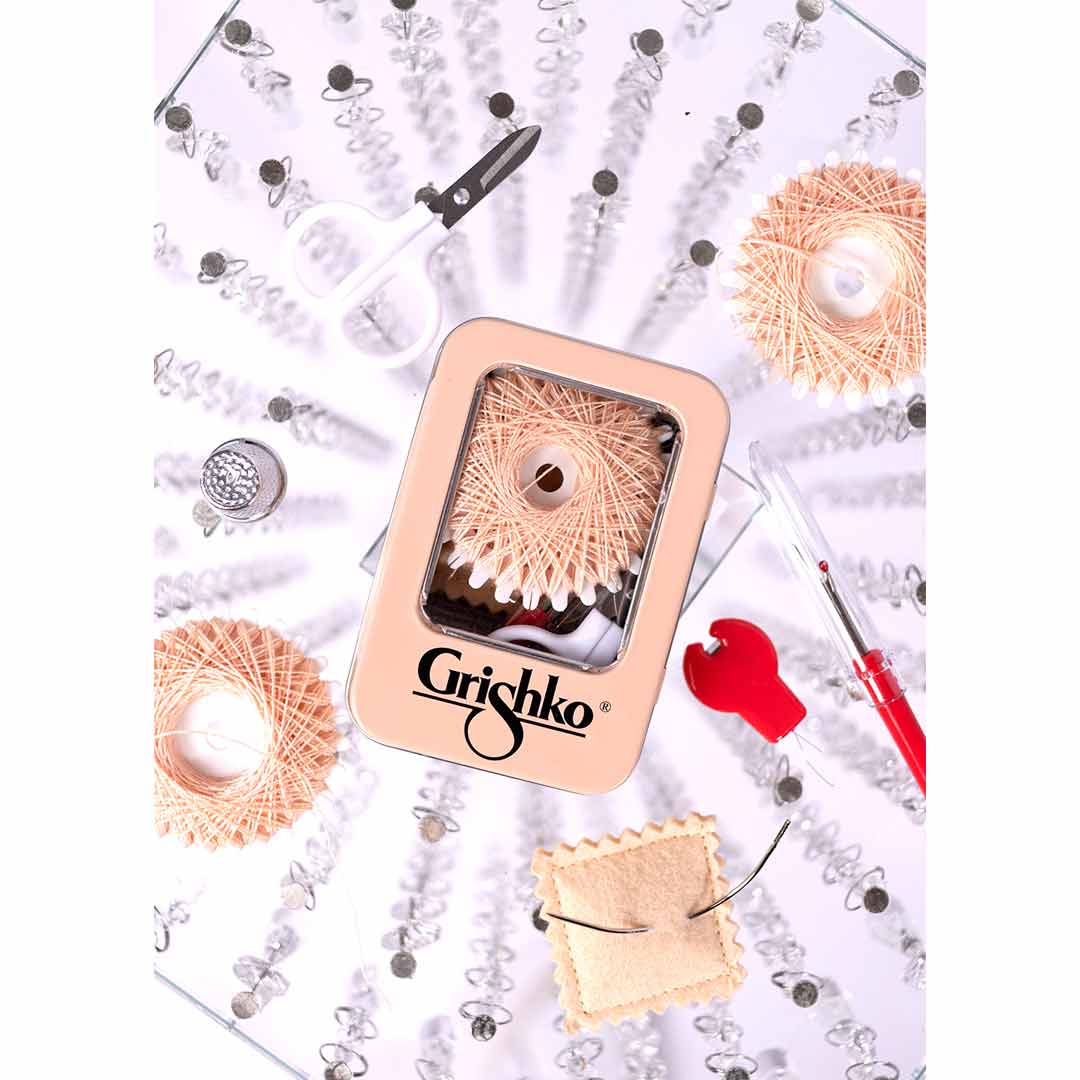 Set Rapsimatos Gia Pouent Grishko SK0001G Sewing Kit Tin Box MelizDanceShop