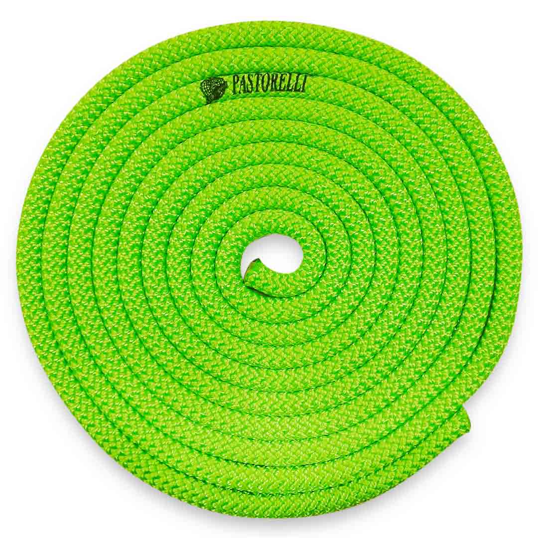 Sxoinaki Rythmikis GymnastikisAgonistiko Pastorelli New Orleans Monochromatic Rope FIG 00100 LimeGreen MelizDanceShop