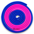 Sxoinaki Rythmikis Gymnastikis Polixromo Agonistiko Pastorelli New Orleans Multicolor Rope FIG 00100 Fluorescent Pink Blue MelizDanceShop