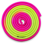 Sxoinaki Rythmikis Gymnastikis Polixromo Agonistiko Pastorelli New Orleans Multicolor Rope FIG 00100 Fluorescent Pink Fluorescent Yellow MelizDanceShop