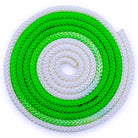 Sxoinaki Rythmikis Gymnastikis Polixromo Agonistiko Pastorelli Patrasso Multicolored Rope FIG 00283 Green White MelizDanceShop