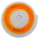 Sxoinaki Rythmikis Gymnastikis Polixromo Agonistiko Pastorelli Patrasso Multicolored Rope FIG 00283 Orange White MelizDanceShop