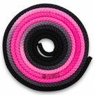 Sxoinaki Rythmikis Gymnastikis Polixromo Agonistiko Pastorelli Patrasso Multicolored Rope FIG 00283 Pink Black MelizDanceShop