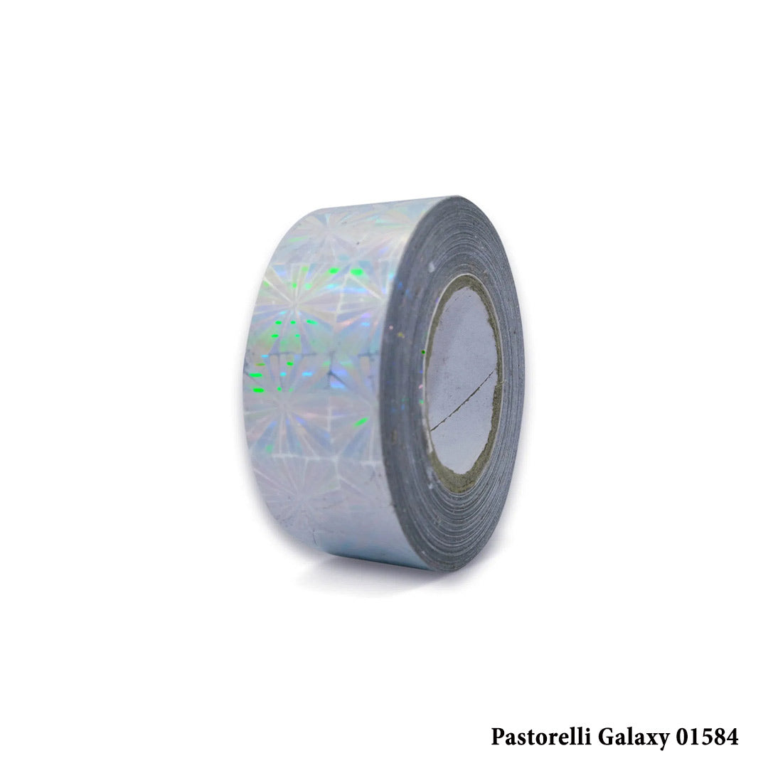 Tainia Gia Stefani rhythmikis Gymnastikis Pastorelly Galaxy 01584 Clear Hoop Tape MelizDanceShop