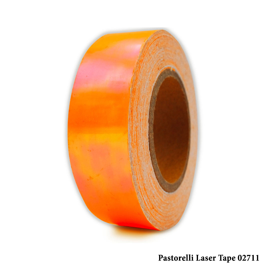 Tainia Gia Stefani Rhythmikis Gymnastikis Pastorelli Laser 02711 Orange Adhesive Hoop Tape MelizDanceShop
