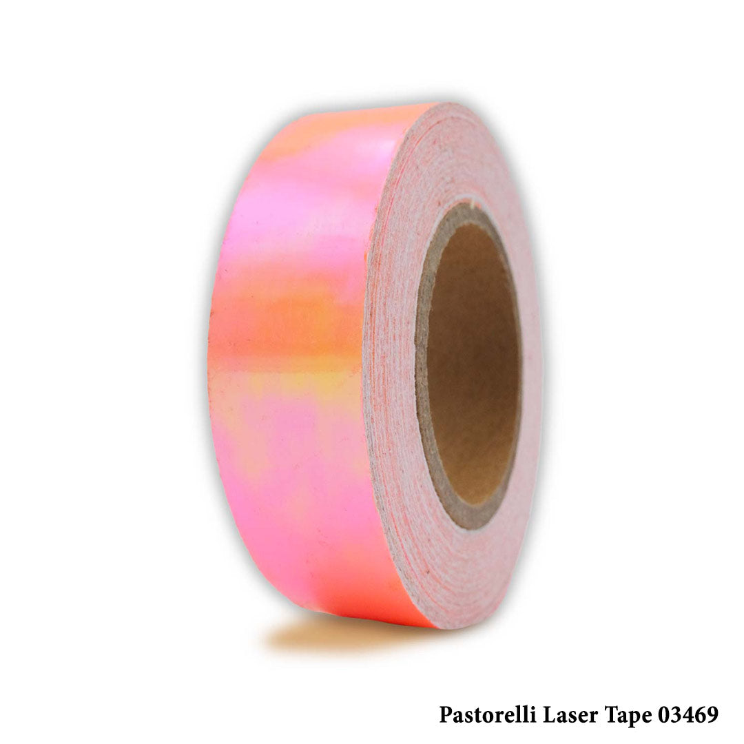Tainia Gia Stefani Rhythmikis Gymnastikis Pastorelli Laser 03469 Coral Adhesive Hoop Tape MelizDanceShop