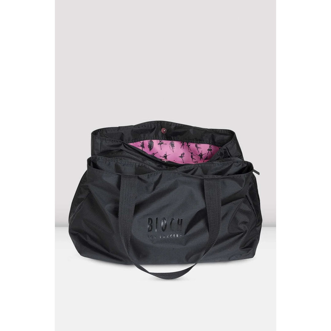 Tsanta Xorou Me Pollaples Thikes Bloch Multi-Compartment Tote Bag Black MelizDanceShop