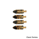 Tsimpidakia Mallion Makigiaz Malliya No Crease Clips 4pc Classic Tortoise MelizDanceShop