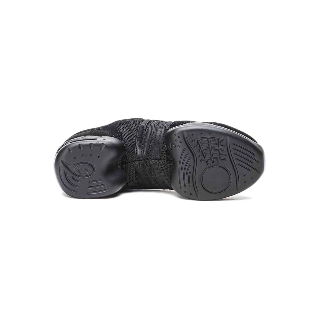 Papoutsia Latin Athlika Unisex Sneakers Sansha Tutto Nero Black Sola MelizDanceShop