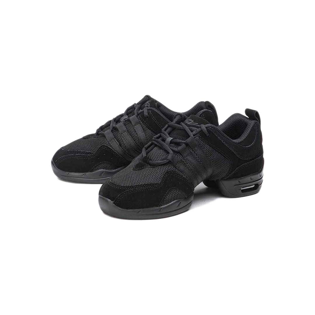 Papoutsia Latin Athlika Unisex Sneakers Sansha Tutto Nero Black Pair MelizDanceShop