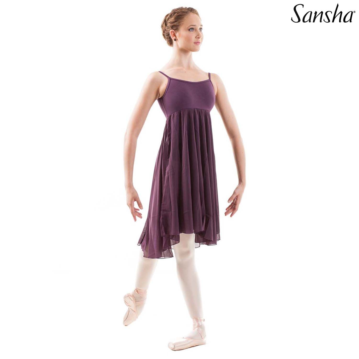 Forema Mpaletou Gynaikeio Tiranta Sansha Mabel Lyrical Grape 2 MelizDanceShop