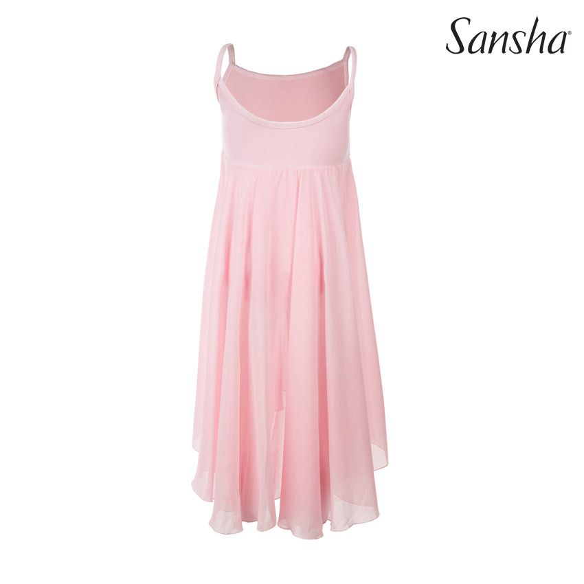 Forema Mpaletou Gynaikeio Tiranta Sansha Mabel Lyrical Pink Back MelizDanceShop