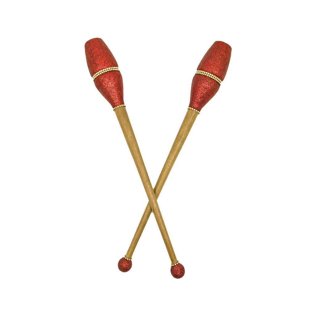 Ξύλινες Κορίνες Ρυθμικής Γυμναστικής Στολισμένες - The Dance Mall