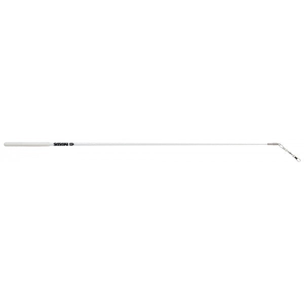 Mpagketa Kordelas Rythmikis Gymnastikis Agonistiki Monoxromi Sasaki M-700G FIG White White Grip MelizDanceShop