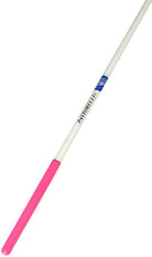 Mpagketa Rythmikis Gymnastikis Agonostiki Pastorelli White Ribbon Stick FIG 00400 Pink Grip MelizDanceShop