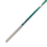 Ribbon Stick Mpagketa Kordelas Rythmikis Gymnastikis Polixromi Agonistiki Pastorelli Rotator Laser Line Stick FIG 03517 Blue Green White Grip MelizDanceShop