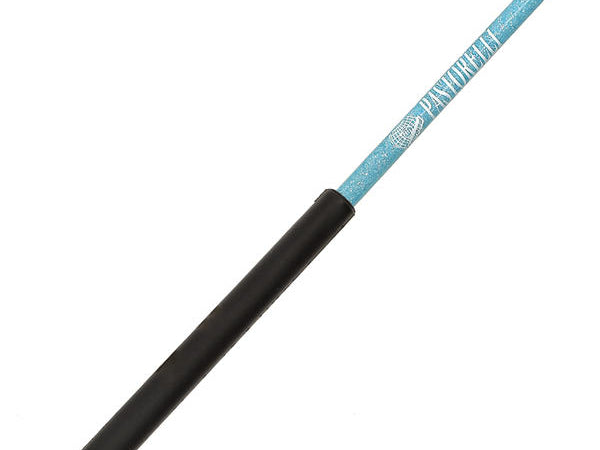 Ribbon Stick Mpagketa Kordelas Rythmikis Gymnastikis Agonistiki Pastorelli Glitter Stick FIG 00400 Glitter Light Blue Black Grip MelizDanceShop