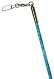 Ribbon Stick Mpagketa Kordelas Rythmikis Gymnastikis Agonistiki Pastorelli Glitter Stick FIG 00400 Glitter Light Blue Pink Grip MelizDanceShop