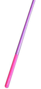 Ribbon Stick Mpagketa Kordelas Rythmikis Gymnastikis Agonistiki Pastorelli Glitter Stick FIG 00400 Glitter Pink Violet Pink Grip MelizDanceShop