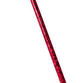 Ribbon Stick Mpagketa Kordelas Rythmikis Gymnastikis Agonistiki Pastorelli Glitter Stick FIG 00400 Glitter Red Pink Grip MelizDanceShop