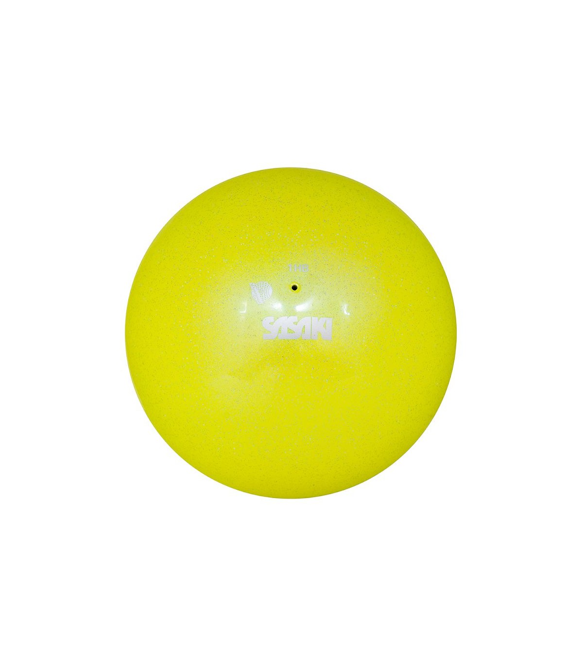 Mpala Rythmikis Gymnastikis Agonistiki Glitter Sasaki M-207AU FIG Lime Yellow MelizDanceShop