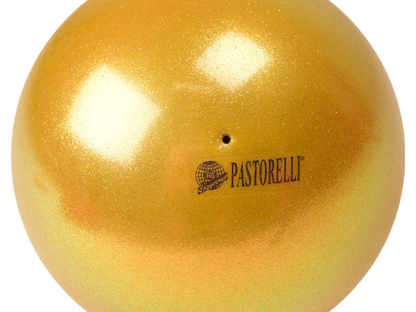 Mpala Rythmikis Gymnastikis Agonistiki Pastorelli High Vision Glitter FIG 00020 Honey MelizDanceShop