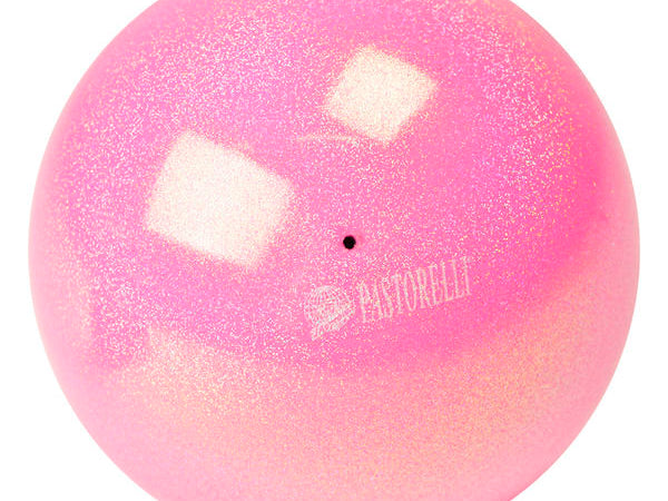 Mpala Rythmikis Gymnastikis Agonistiki Pastorelli High Vision Glitter FIG 00020 Light Pink MelizDanceShop