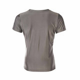 Andriki Mplouza T-Shirt Konto Maniki Sansha Stuart H3051SN Shiny Nylon Spandex Grey Back MelizDanceShop