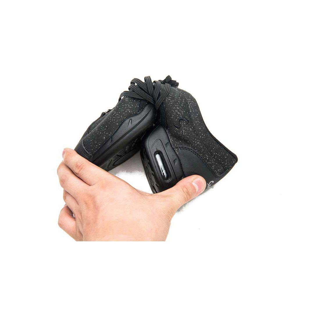 Papoutsia Latin Athlitika Sneakers Sansha Studio 54 Shimmery Black Elastic MelizDanceShop